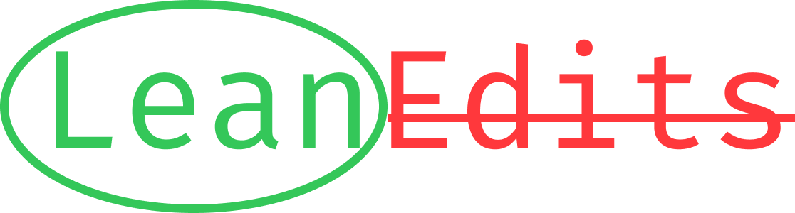 LeanEdits